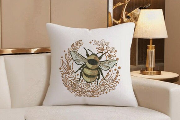 Bee Embroidery Review: A Modern Design for Custom Apparel