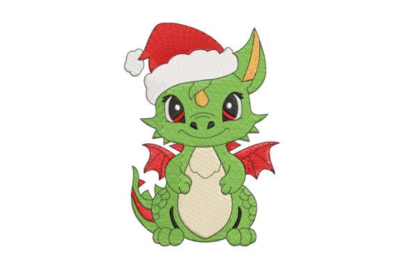 Dragon Christmas: A Festive Embroidery Design Review