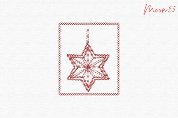 Geometric Star Ornament: A Bold Winter Design for Etsy Sellers