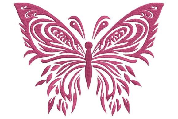 Magenta Wings Tattoo Design: A Pro Review for Embroidery