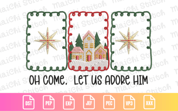 Nativity Star Village: A Seller's Review for Christmas Embroidery