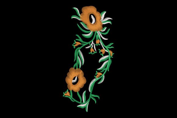 Orange Floral Vine: A Designer's Review for Real Projects