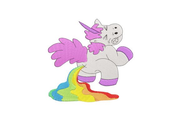 Rainbow Pooping Unicorn: A Whimsical Embroidery Review