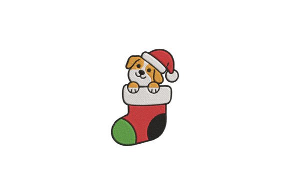 Review: Christmas Puppy in Stocking Design