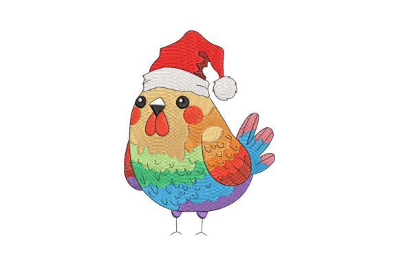 Review: Colorful Chicken Christmas for Boutique Sweatshirts