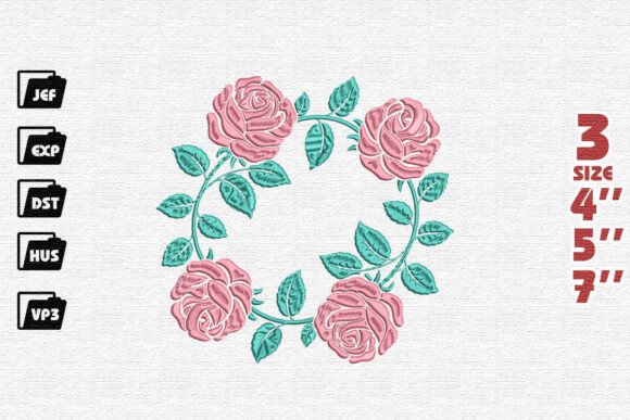 Rose Wreath Frame Embroidery: A Seasonal Review