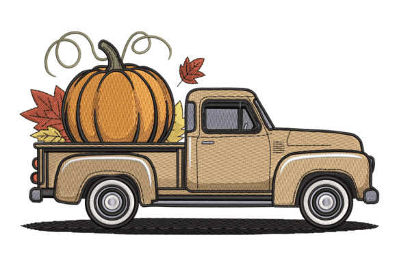Vintage Pumpkin Truck – Autumn: A Designer's Review